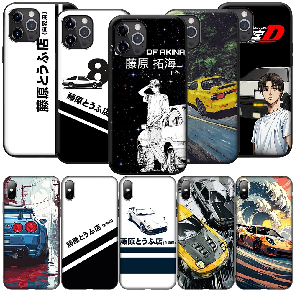 H-11 Anime Initial D New Phone Case for Xiaomi Mi 9T 10T 11T 11i 11 12 A2 A3 POCO X3 M3 M2 F3 Pro NFC