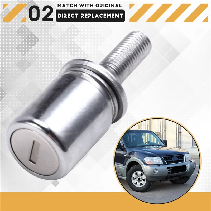 

MR259096 Car Spare Tire Lock For Pajero 1990-2003 4G72/4 4M40 With Key Tire Protect MR259098 MB846663 Auto Parts