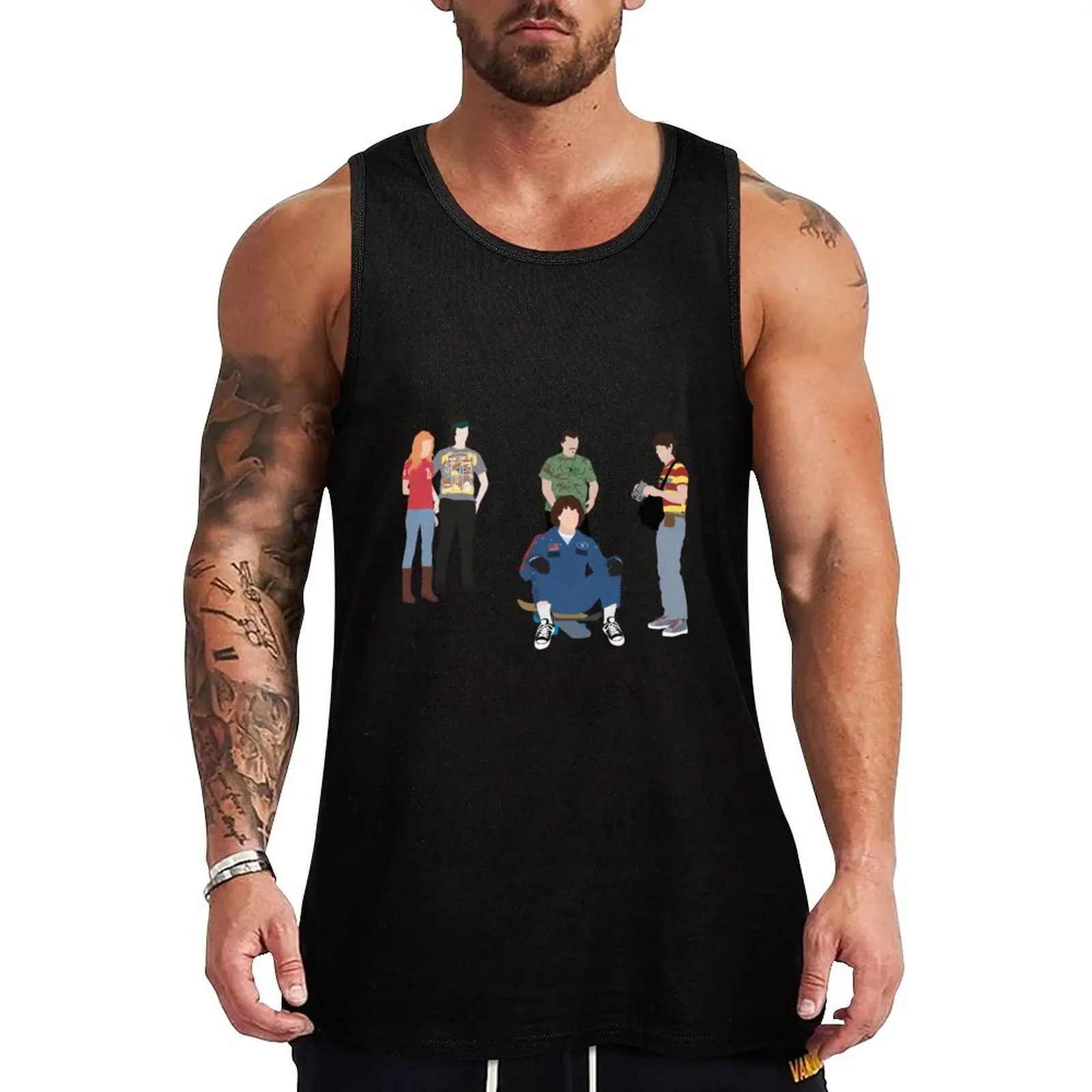 Hot Rod Hwhiskey Crew Tank Top gym shirt man T-shirt sports men gym