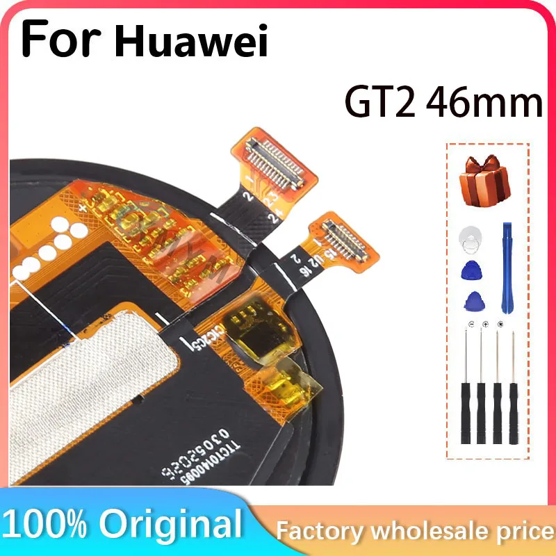 For HUAWEI Watch GT2 46mm LTN-B19 LCD Frameless Display Parts Replacement Repair Use