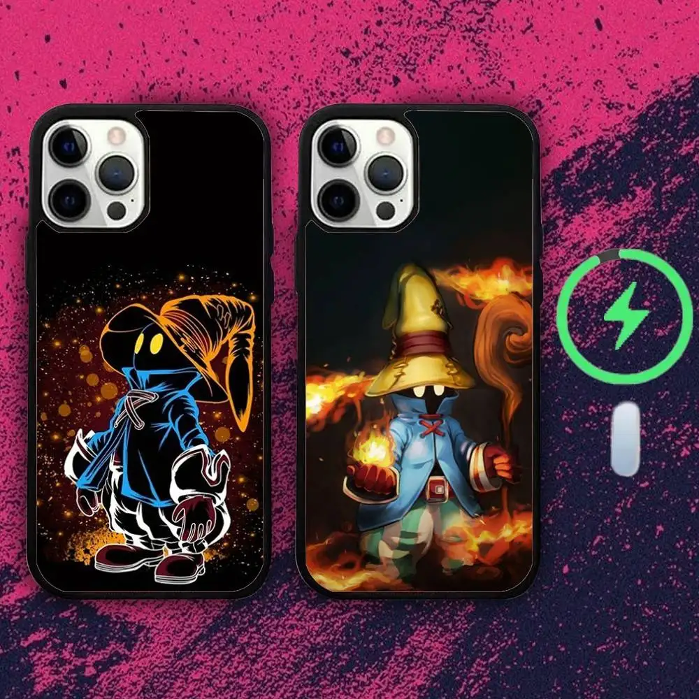 F-Finals Game F-Fantasy V-Vivi Phone Case For iPhone 16e,16,15,14,13,12,11,Plus,Pro,Max,Mini Magsafe Magnetic Wireless Charging