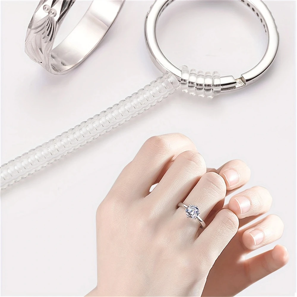 3cps Guard Tightener Reducer Resizing Tool Transparent Spiral Based Ring Tools Spring Coil Ring Size Adjuster