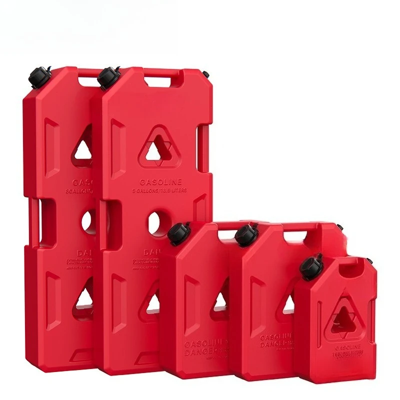 Car off-road portable anti-static spare oil drum 1 gallon engineering plastic refueling drum escape plate