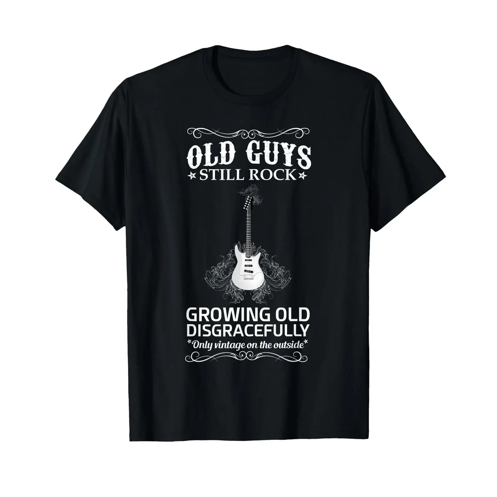 Old Guys Still Rock Growing Disgracefully T Shirt vintage Washed Unisex graphic Stylish Soft fashion homme Comfortable