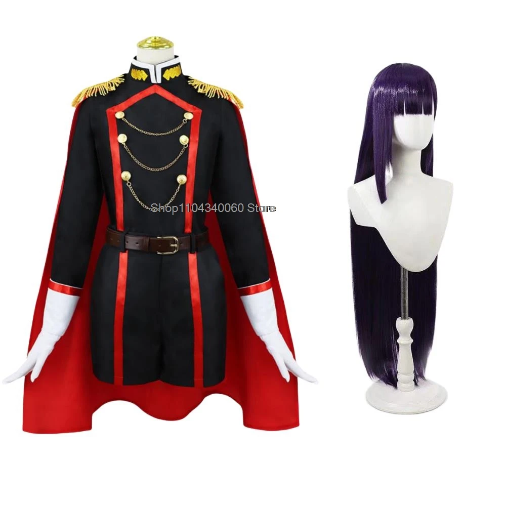 Yamashiro Ren Косплей Аниме Mato Seihei No Slave Косплей Костюм Женская Униформа Юбка Костюм Парик Вечеринка Ролевые Игры Одежда Униформа