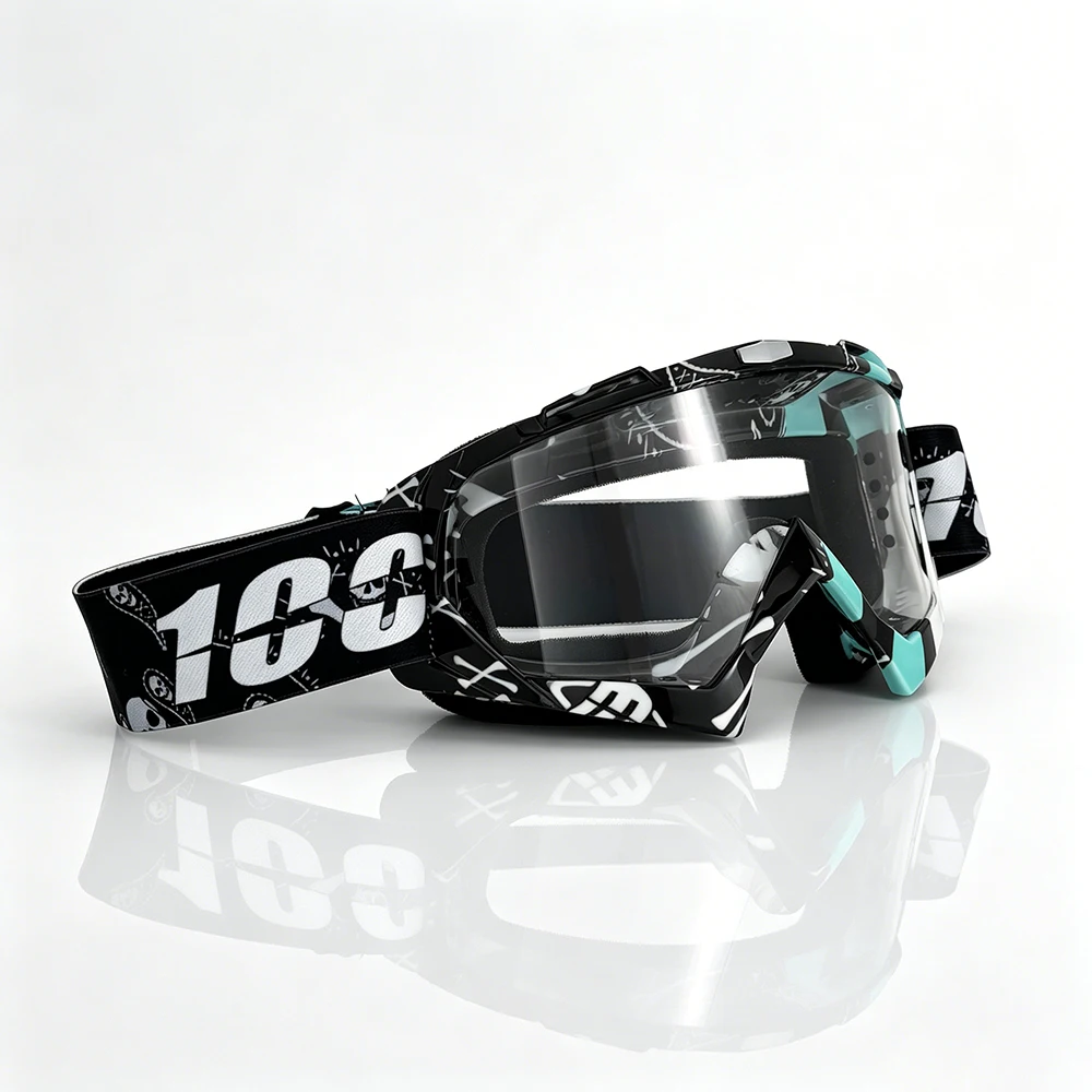 ATV-Brille Dirt Bike Motorrad Motocross MX Reitbrille UV400 Staubdichte Rennbrille Skibrille für Männer Frauen Jugendliche Kinder – Detail 14