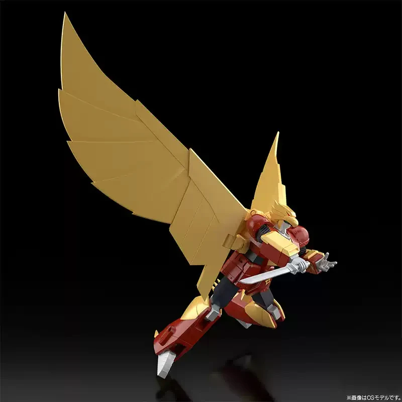 Bandai Original The Brave of Gold Goldran Animation Game Peripheral Toys Soka-kage Movable Anime Action Model Figures Collection