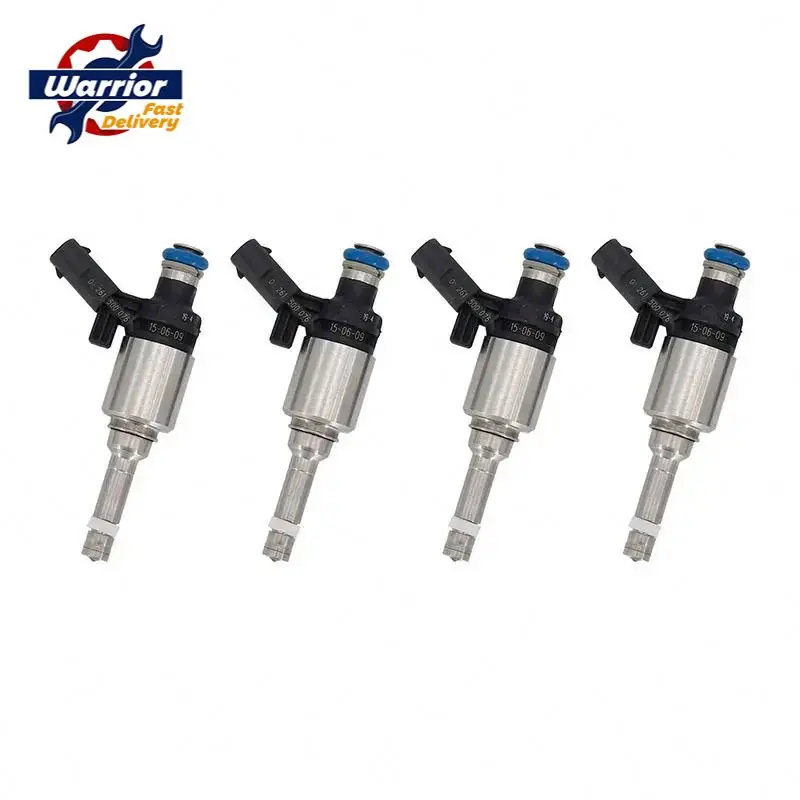 

4PCS High Quality 06H906036G 0261500076 Fuel Injector for Audi A4 A3 A5 Q3 Q5 TT VW Beetle Eos CC PASSAT GTI Jetta Tiguan 2.0L