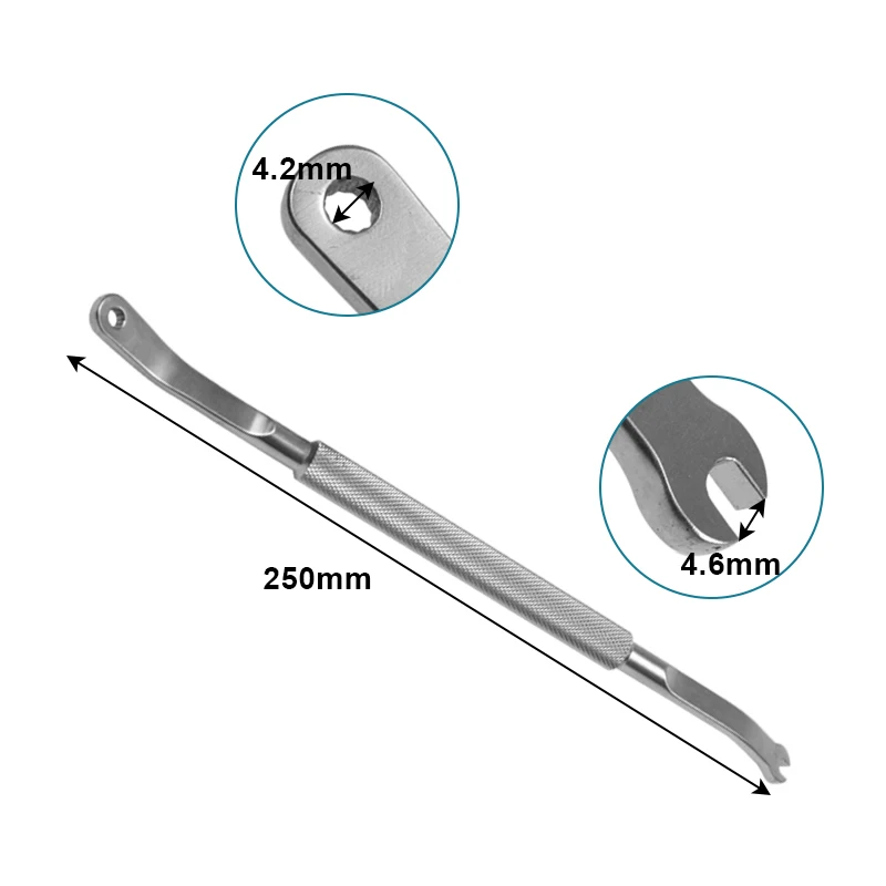 Double End Wrench Stainless Veterinary Orthopedic Instrument pet