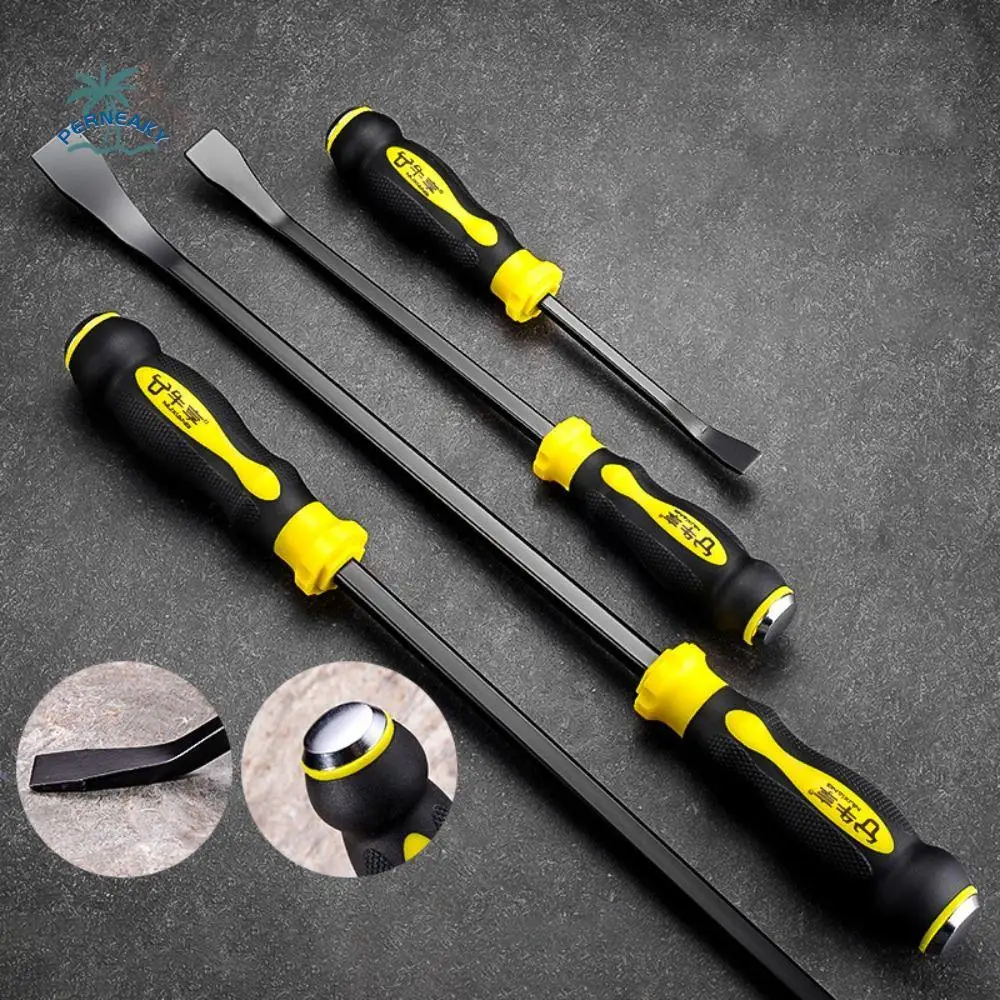 

With Angled Tip Heavy Duty Pry Bar High Hardness Effortless Car Cylinder Shovel Manganese Steel Anti Slip Handle