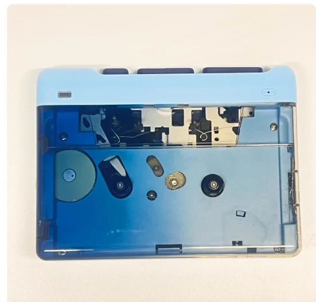 New magnetic tape machine visualization copper flywheel bass effect outdoor portable cassette cassette machine