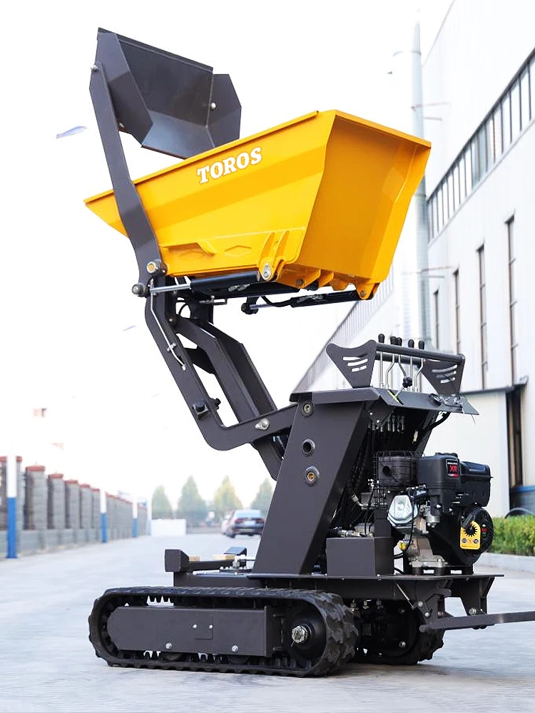 Askler-Mini benne basculante OEM dew personnalisée, chargeur automatique de chantier, 500kg, 0,8 tonnes, pour petite construction