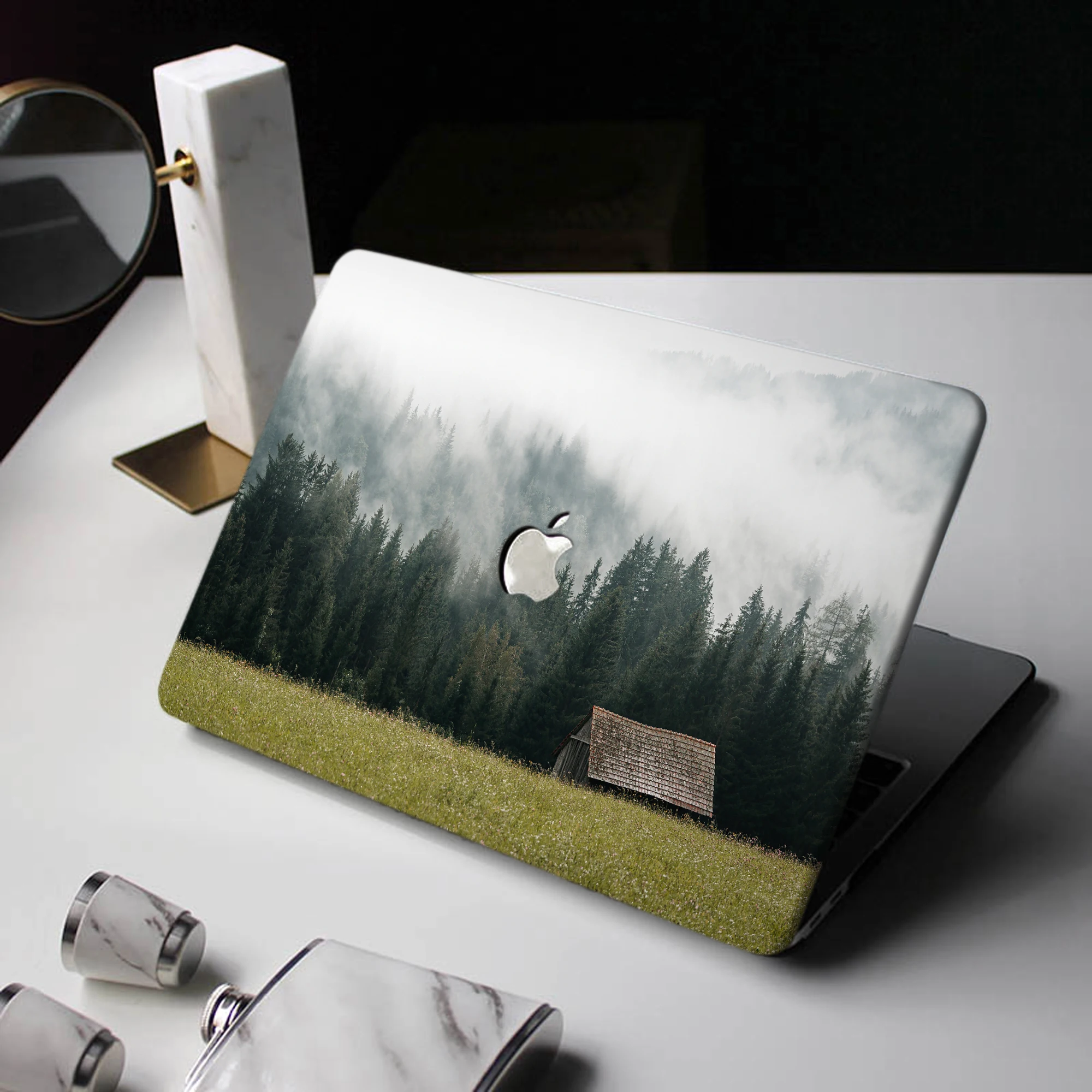 

Forest Treetops in Fog Laptop Case For Macbook Air 13 A2337 M1 A2179 Pro 13 15 A2338 Touch Bar Cover Mac Pro 14 16 A2442 A2485