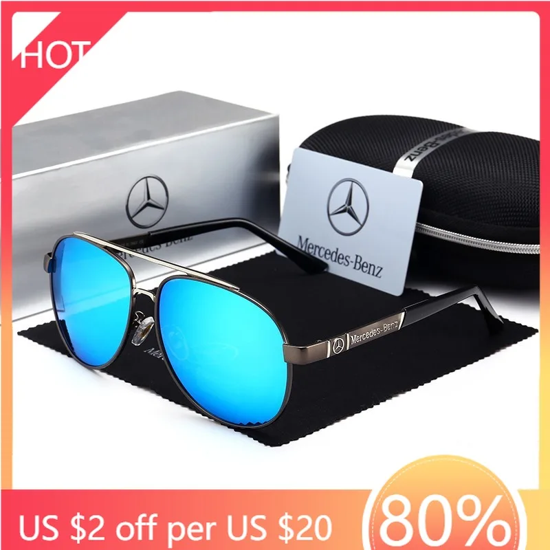 

Автомобильные высокие мужские поляризационные солнцезащитные очки с антибликовым покрытием, очки для водителя, легкие солнцезащитные очки для Mercedes Benz B/C/E/S Class A Class C
