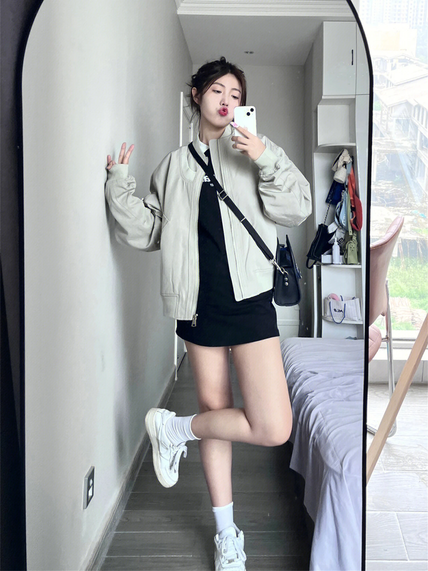 

Женские стеганые куртки с воротником-стойкой и карманами для отдыха, высокие европейские и американские технические куртки с рукавами в стиле панк, синие, повседневные, утолщенные