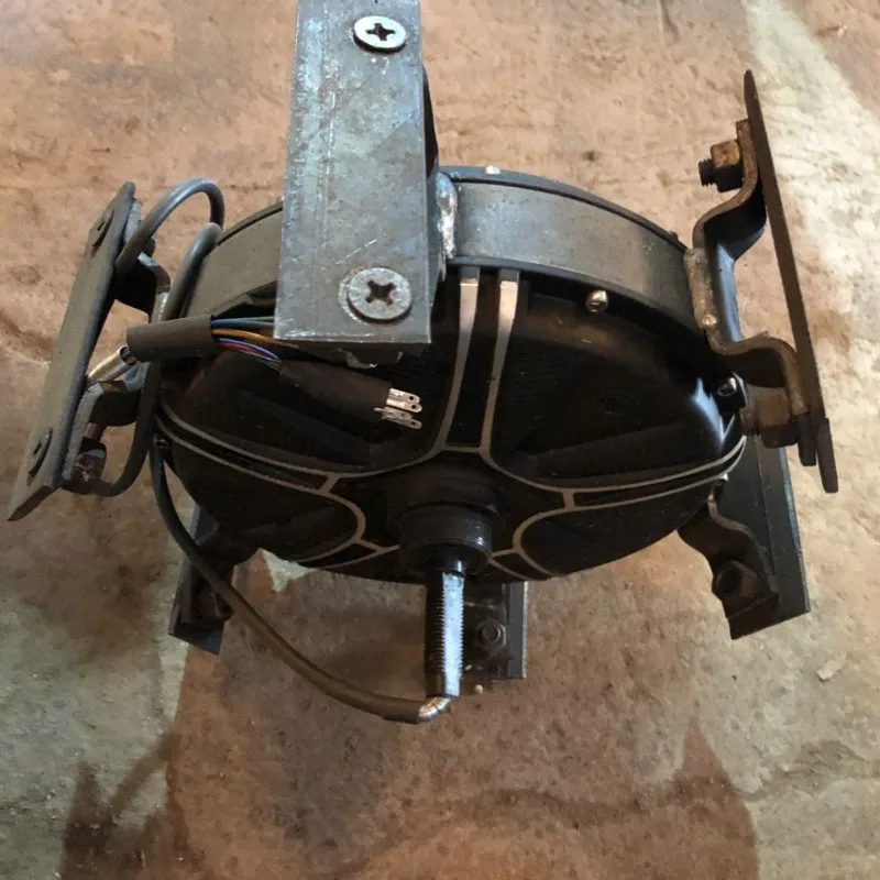 

Special motor for electric lawn mower accessories with blade