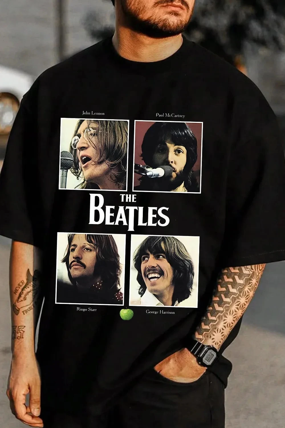 Fashion 2026 The Beatles Band Printed Cotton T-shirt Men's Summer Casual Top Short Sleeve Classic Male Women Tee Unisex
