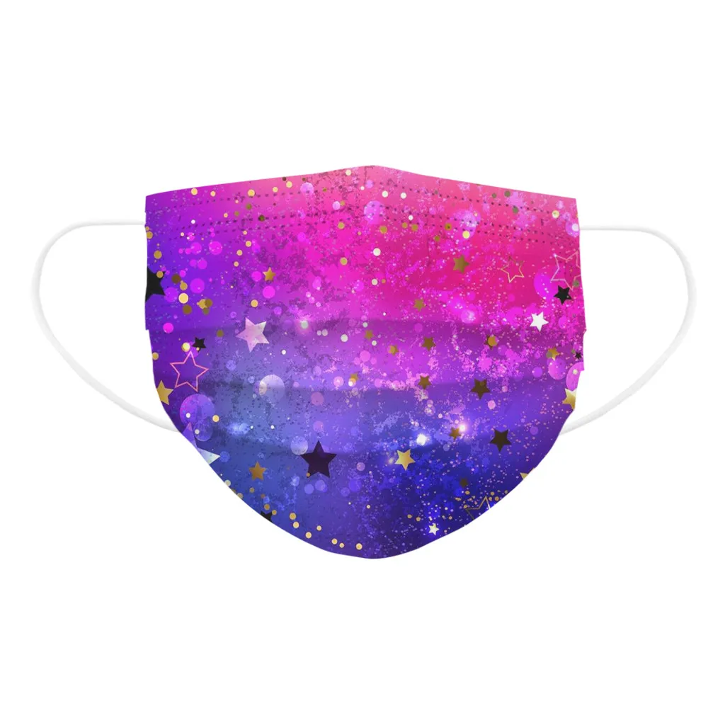 أقنعة مطبوعة للأطفال يمكن التخلص منها 50 قطعة/100 قطعة أقنعة أطفال كرتونية ملونة يومية شعبية عملية محمولة متعددة الألوان #3