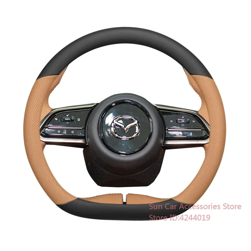 

For Mazda EZ6 2024 Steering Wheel Cover Ultra-thin Anti-skid Sweat-proof Car Handle Cover Universal in All Seasons