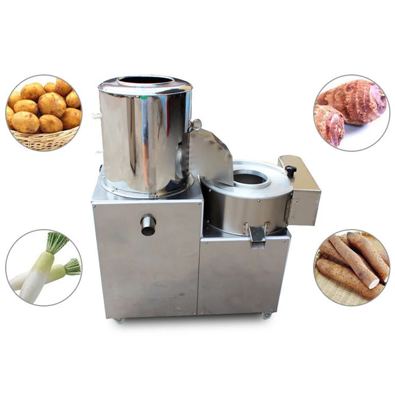 

LY-350 Industrial High Quality Carrot Wweet Potato Peel machine Potato Washing Peeling Cutting Slicing Making machine