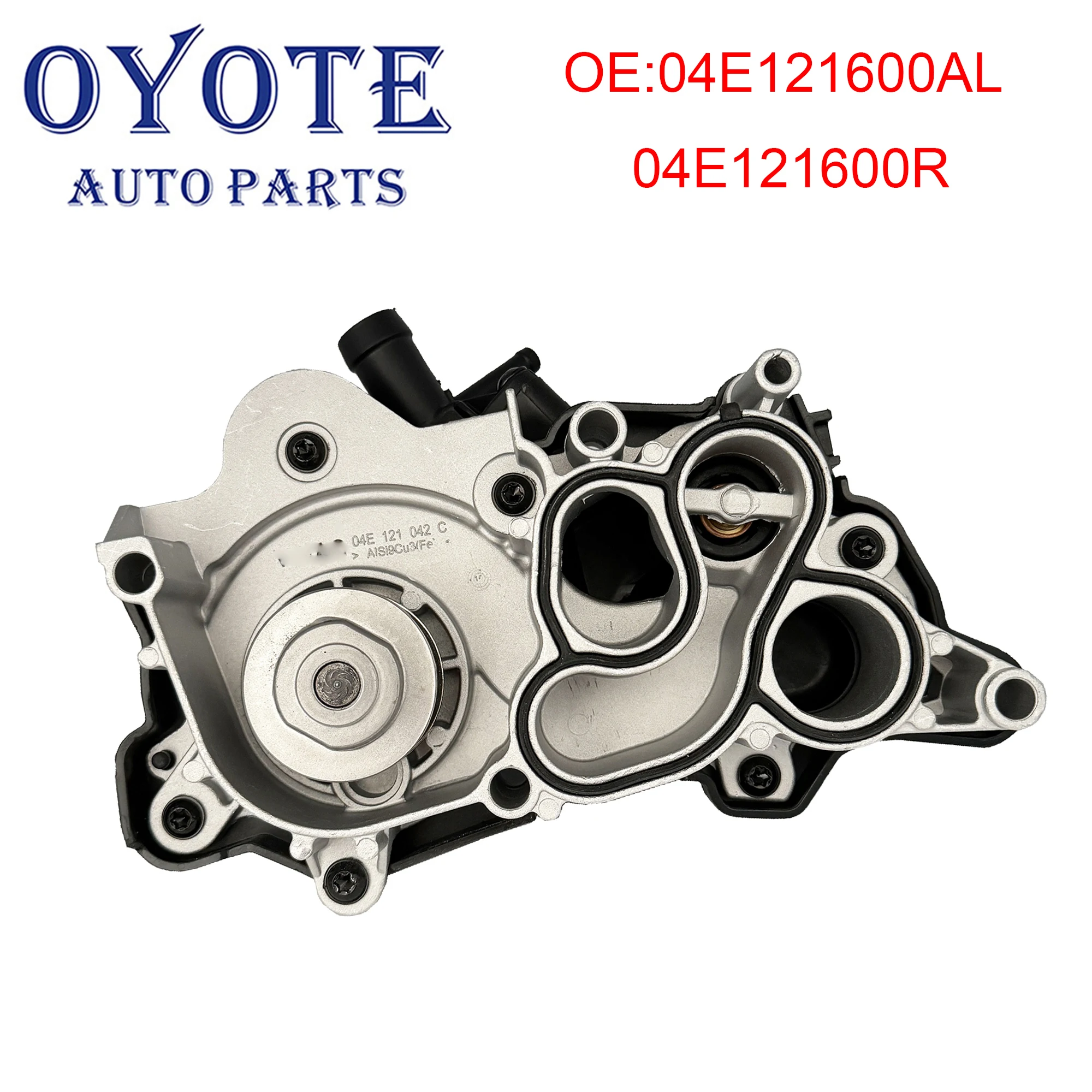 

OYOTE 04E121600AL 04E121600R EA211 1.4TSI Engine Cooling Water Pump Head For Tiguan Passat Golf A1 A2 A3 A4 Q3 04E 121 600 AD