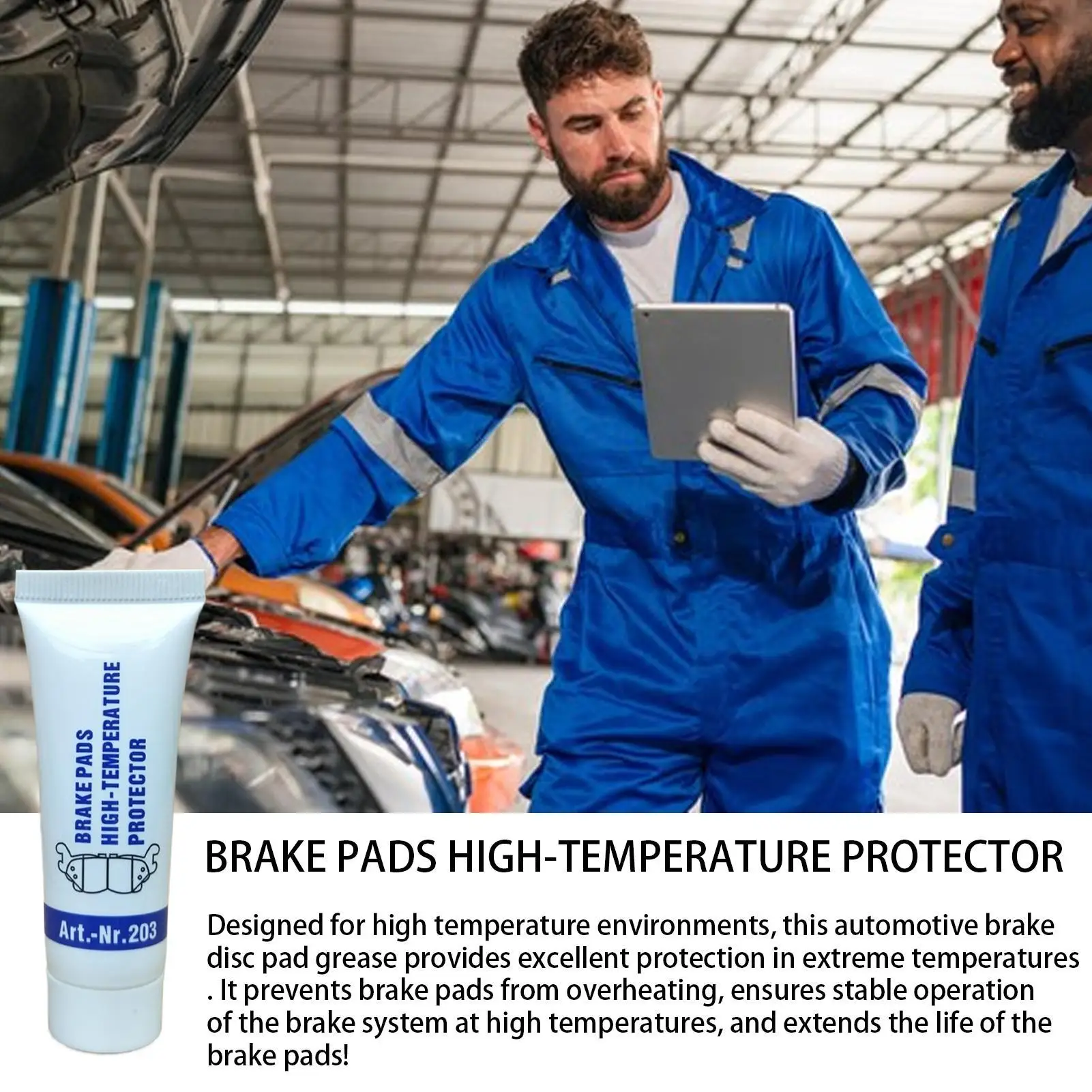 Automotive Solutions Brake Lubricant Stable Wide Temp Range Brake Grease Long Lasting for Automotive Assembly Lubricants