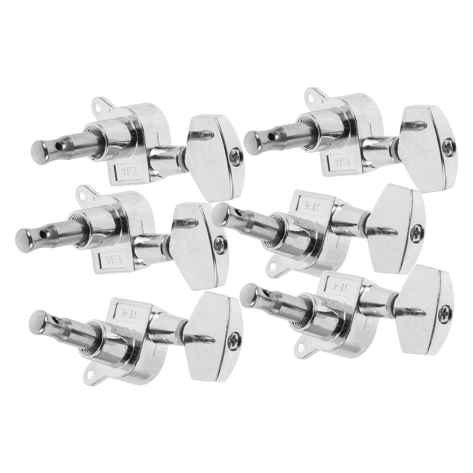 

6pcs Zinc Alloy Guitar Tuning Machines Locking Mechanism Gold Full Closed Tuners Pegs Knobs For Electric Acoustic Classical