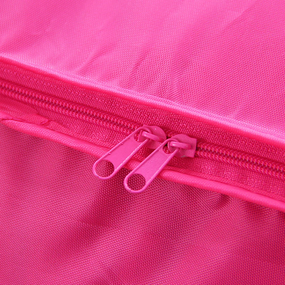 

Large Capacity Foldable Washable Storage Bag For Clothes Quilts Rose Pink S Size Dustproof Double Zipper Household