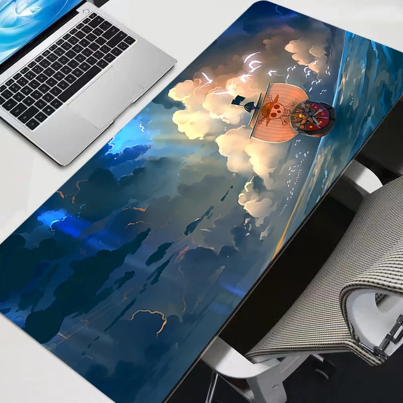 แผ่นรองเมาส์อนิเมะสำหรับเกมเมอร์ อุปกรณ์เสริมสำหรับเล่นเกม แผ่นรองเมาส์คีย์บอร์ด Varmilo แผ่นรองเมาส์สำหรับคอมพิวเตอร์พีซี แผ่นรองโต๊ะทำงาน ขนาด XXL พรม O-One P-Pieces mousepad