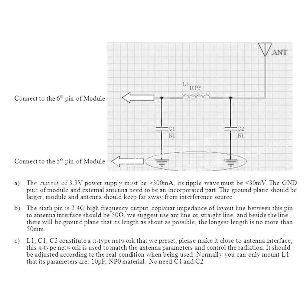 Módulo sem fio Wifi BL-R8188EU8 RTL8188EUS com porta de extensão 2,4 GHz para impressora 3D 3,3 V
