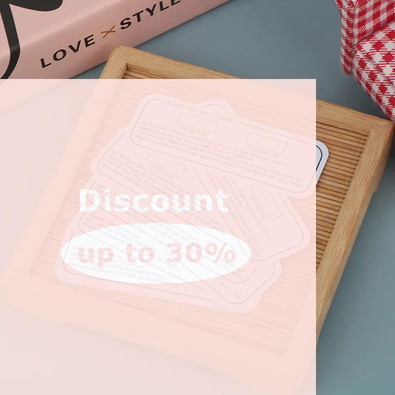 [10PCS Light Test Cards UVA UVC Test Cards Light Wavelength Indicator Cards]