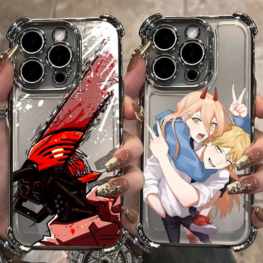

Chainsaw Man Art For Samsung Galaxy A56 Clear Case A55 A54 A52 A53 5G A36 A34 A35 A33 A50 A73 A26 A25 A16 A06 Silver Phone Cover
