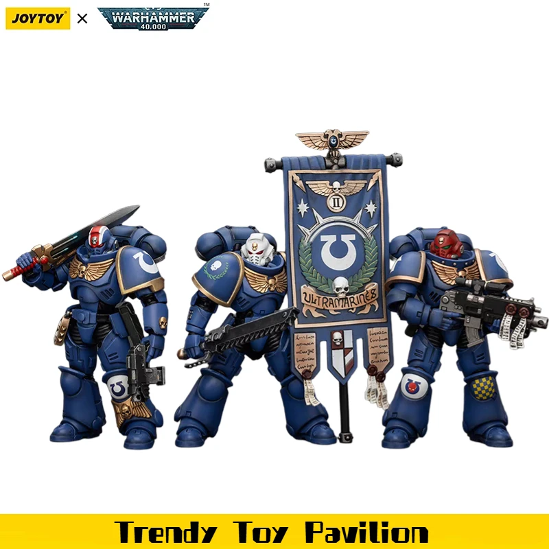 【JOYTOY】 Warhammer 40K Ultramarines Heroes of The Chapter 3PCS 1/18 Action Figure