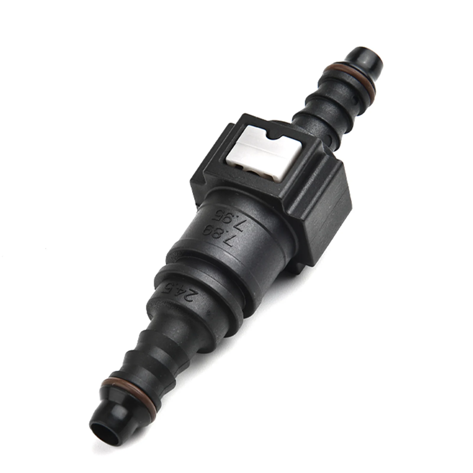 Convenient Quick Release Connector Set, Straight 7 89mm ID6 Car Fuel Line Hose Coupler, Suitable for Nylon and Rubber Hoses