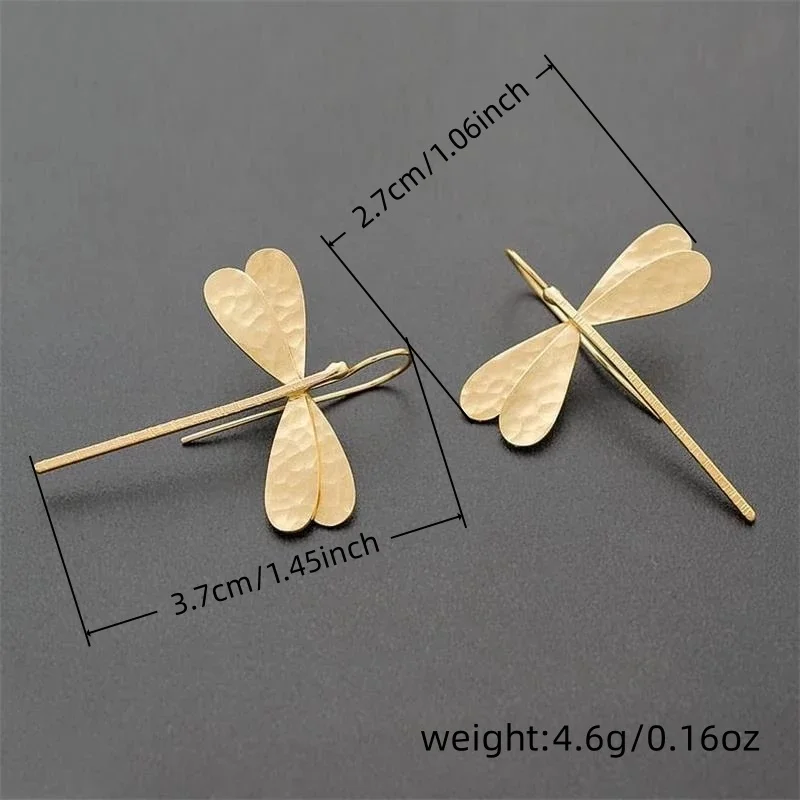 بسيطة ستيريو اليعسوب إسقاط أقراط الاتجاه السيدات الأقراط الطويلة للنساء مجوهرات الزفاف اكسسوارات انخفاض الشحن