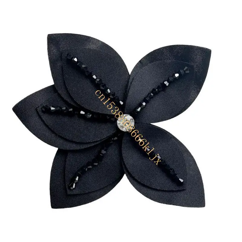 

Delicate Camellia Flower Pin Stylish Women's Brooch Elegant Large Brooch 066C