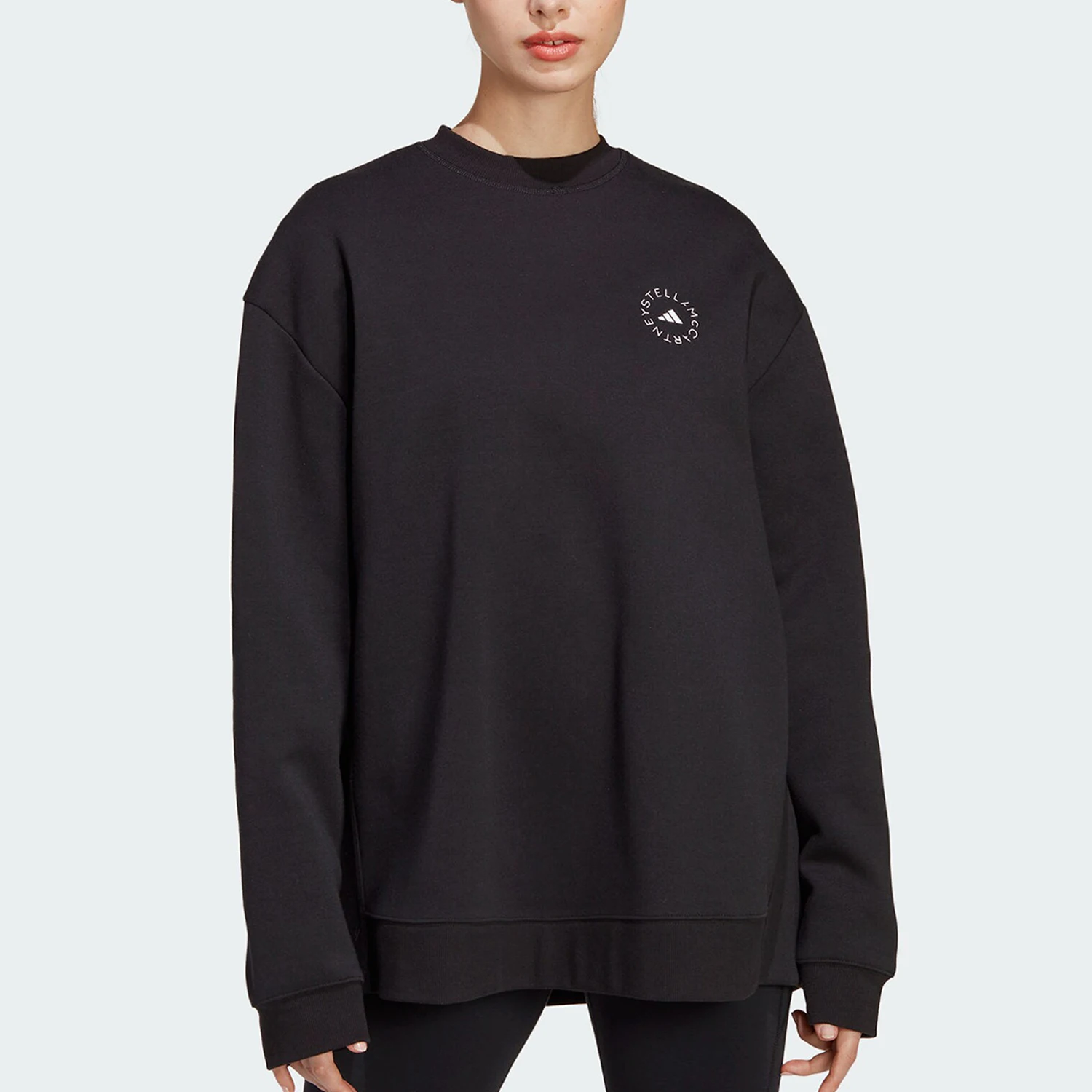 

Adidas genuine SWEATSHIRT Women's Loose Round-Neck Sweater HS1715