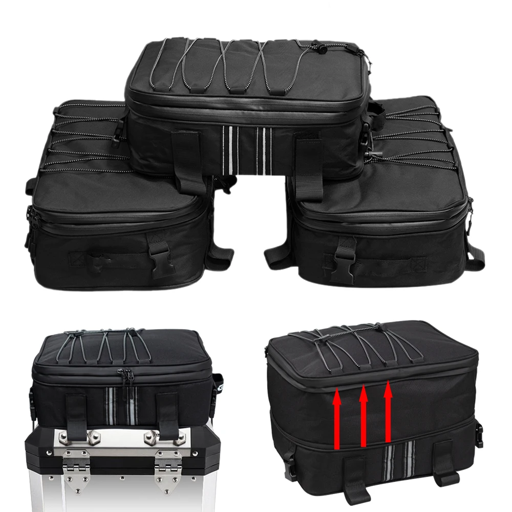 Motorcycle Rear Carrier Bag For BMW R 1200 1250 GS LC F650GS ADV Adventure Top Box Panniers Bag Case Luggage BagsWaterproof