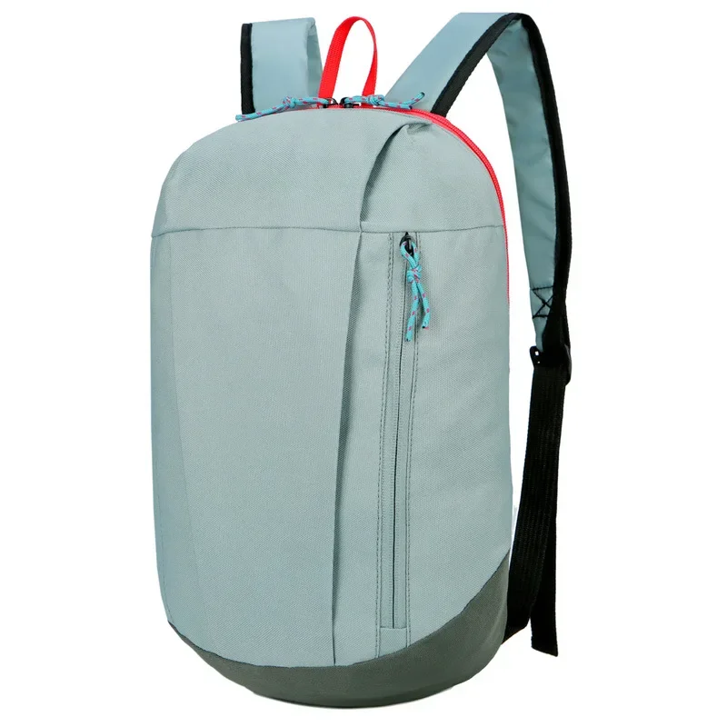 Mochila leve impermeável para esportes ao ar livre, Bolsa de caminhada com zíper, Mochila de acampamento ajustável para homens e mulheres, 10L