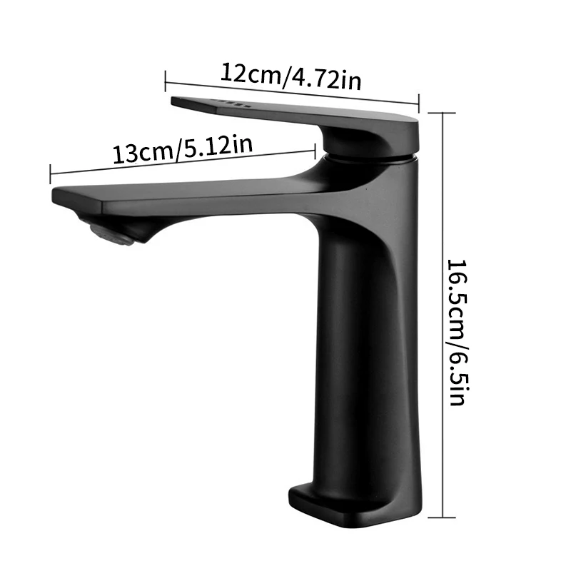 For copper core basin hot and cold faucets, household bathroom cabinets, bathroom washbasins, countertops, splash proof faucets