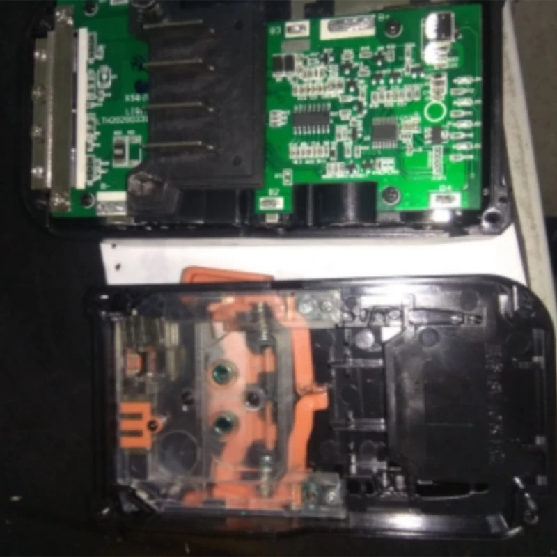 AB47-Li- Battery Case PCB Charging Protection Circuit Board Label Box For AEG RIDGID 18V 3.0Ah 9.0Ah LED Lithium Battery