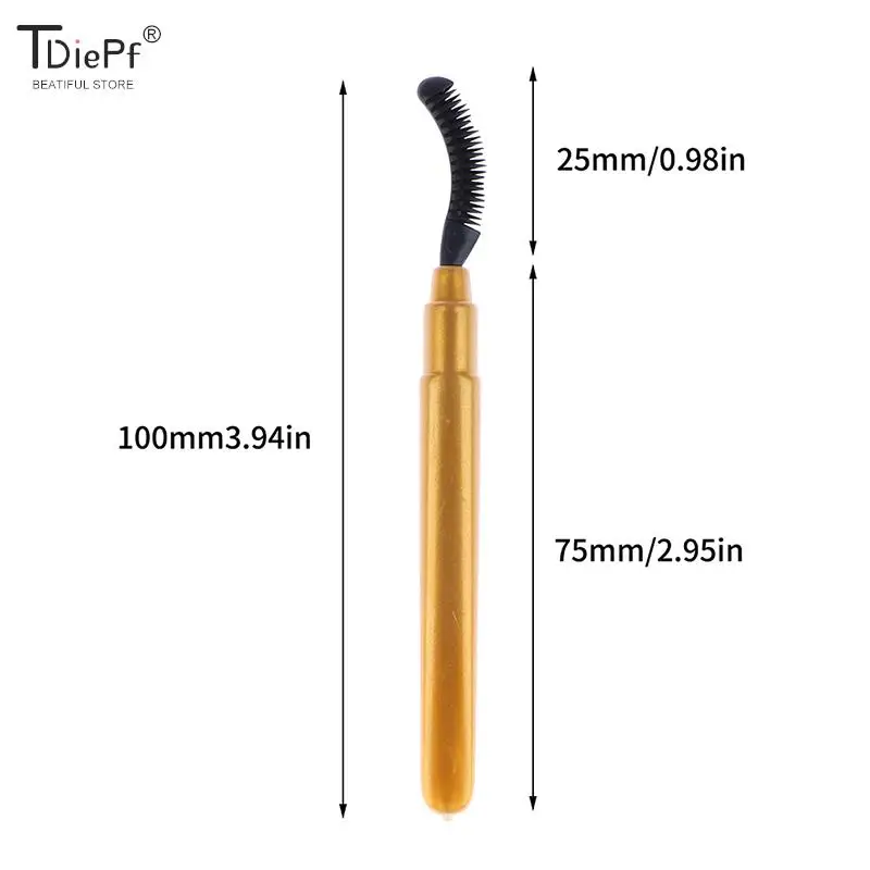 1Pc Silicone Make Borstel Wimper Mascara Borstels Plastic Handvat Mascara Wands Wimpers Borstel Wimper Extensions Tools