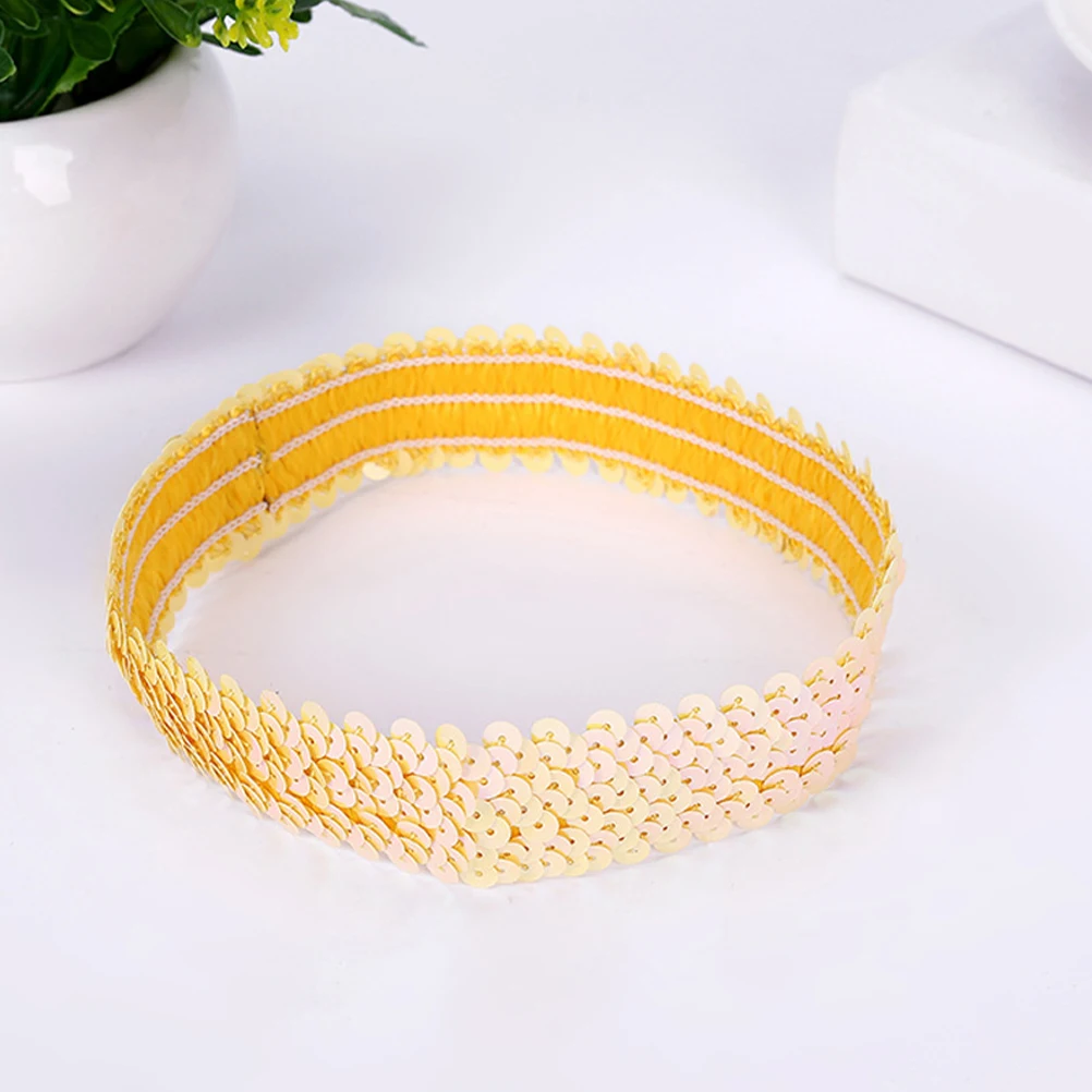 

6pcs Sequin Headbands Elastic Hair Bands for Women Girls Multicolor Festival Party Christmas New Year Styling Tools Hair