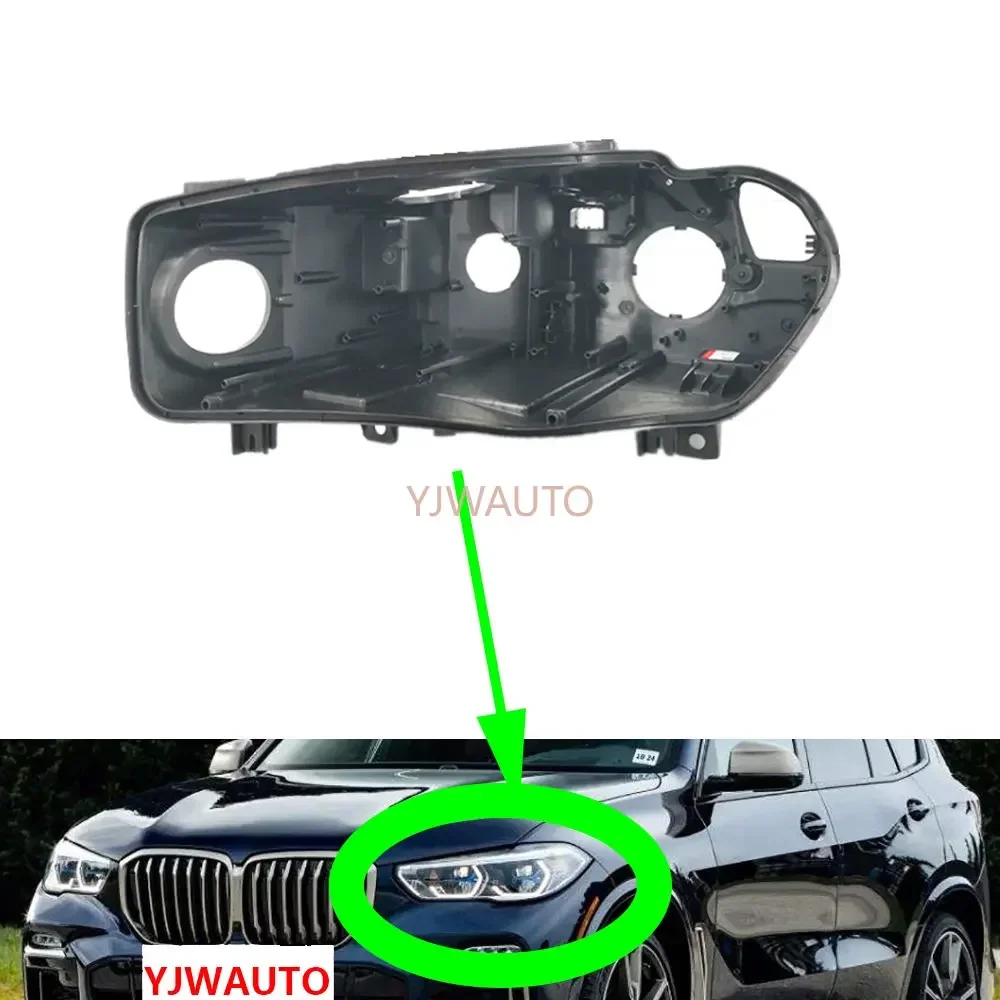 For BMW X5 F15 2014 2015 2016 2017 Headlight Base Car Headlamp House Front Lamp Holder Rear Base Auto Headlight Back Support