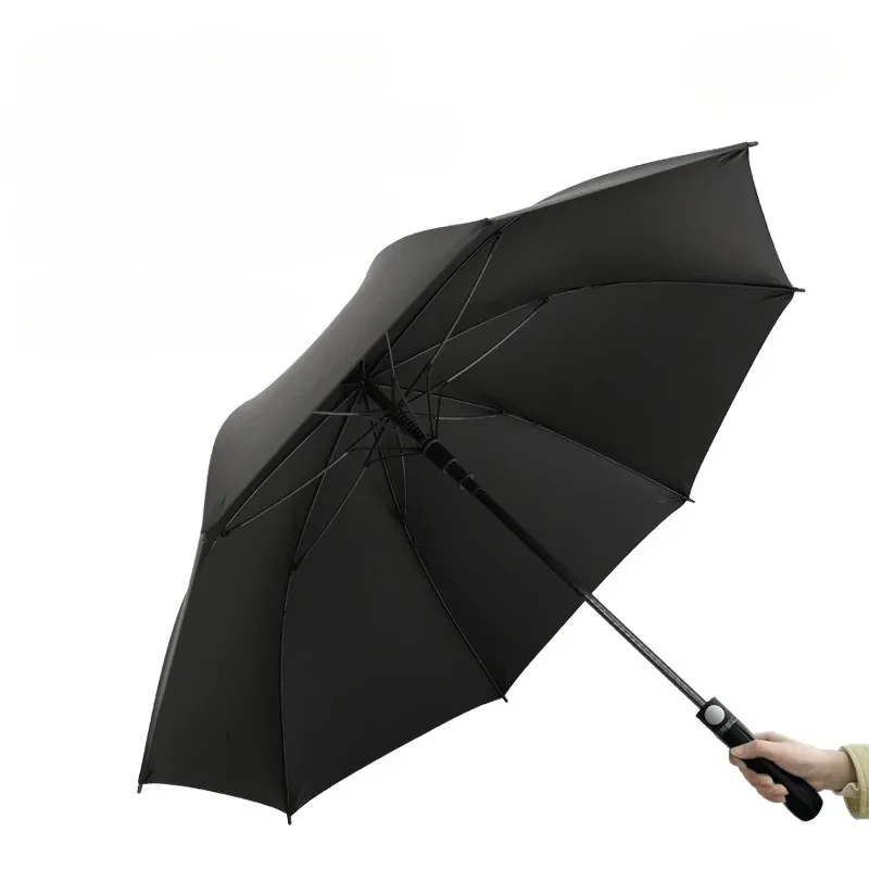 8 Bones Straight Bar Long Handle Umbrella 150CM Multiplayer Large Umbrella Business Waterproof Storm Special Household Rain Gear