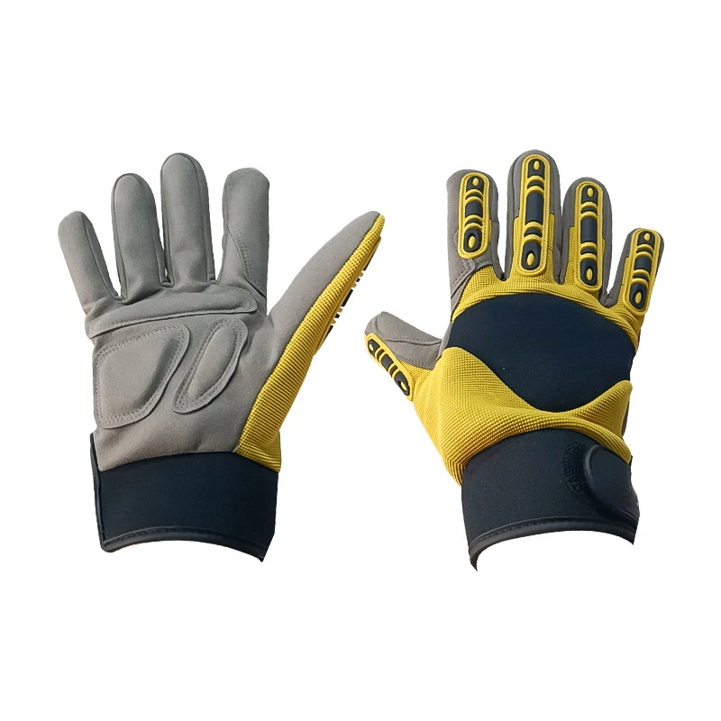 Cut Resistant Gloves Anti Impact Vibration Oil Safety Work Gloves Anti Cut Shock Absorbing Mechanics Impact