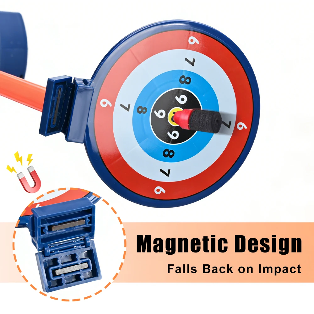 Electric Target 360 ° Rotating Target Movable Shooting Toy Target for BB Gun Foamdart Blaster Shooting Game Competition view 3