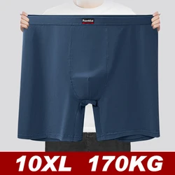 Plus 10XL 9XL 170KG Long Men Boxer Underwear Men Underware Boxer Shorts Mens Cotton Long Leg Boxers Underpants for Brand Quality
