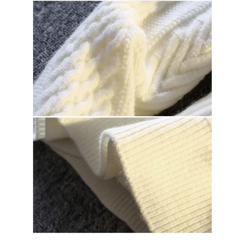 Solid Color Long-sleeved Pullover Sweater Round Neck Men's Fashionable Casual Top