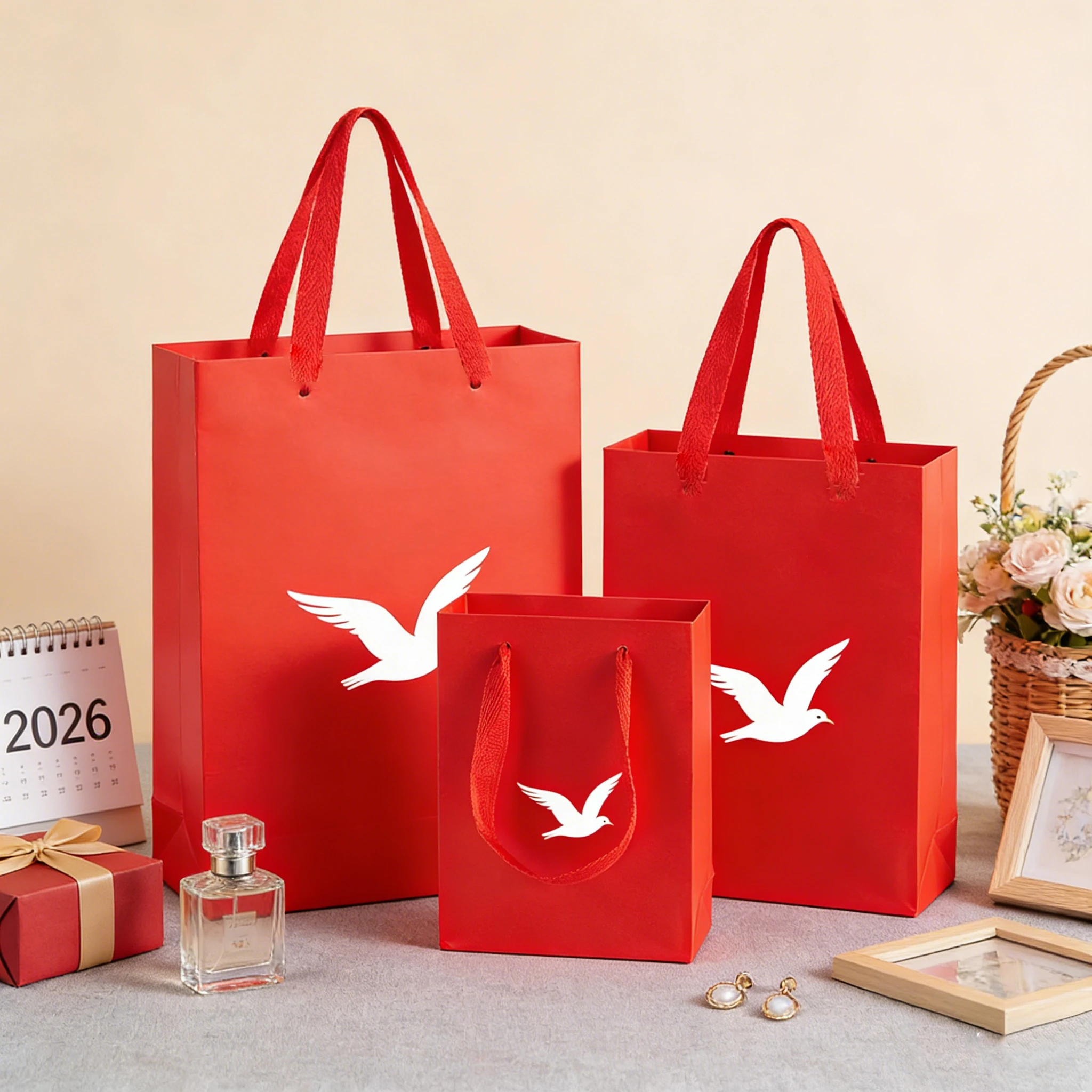 

Custom Logo Jewellry Packaging Gift Tote Bags Shopping Clothing Cosmetics Jewelry Kraft Garment Perfume Paper Bag With Handle